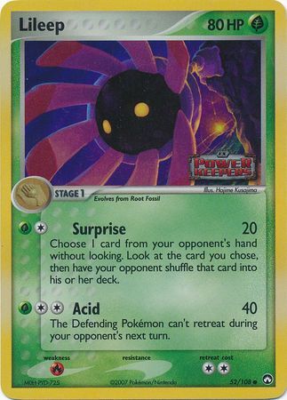 Lileep - 52/108 - Reverse Holo - EN