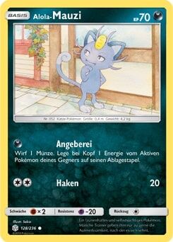 Alola-Mauzi 128/236 - Pokémon TCG