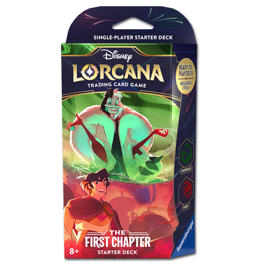 Disney Lorcana Re Set 1: The First Chapter Starter Deck 3 (Cruella De Vil, Aladdin) - EN Disney Lorcana Re Set 1: The First Chapter Starter Deck 3 (Cruella De Vil, Aladdin) - EN