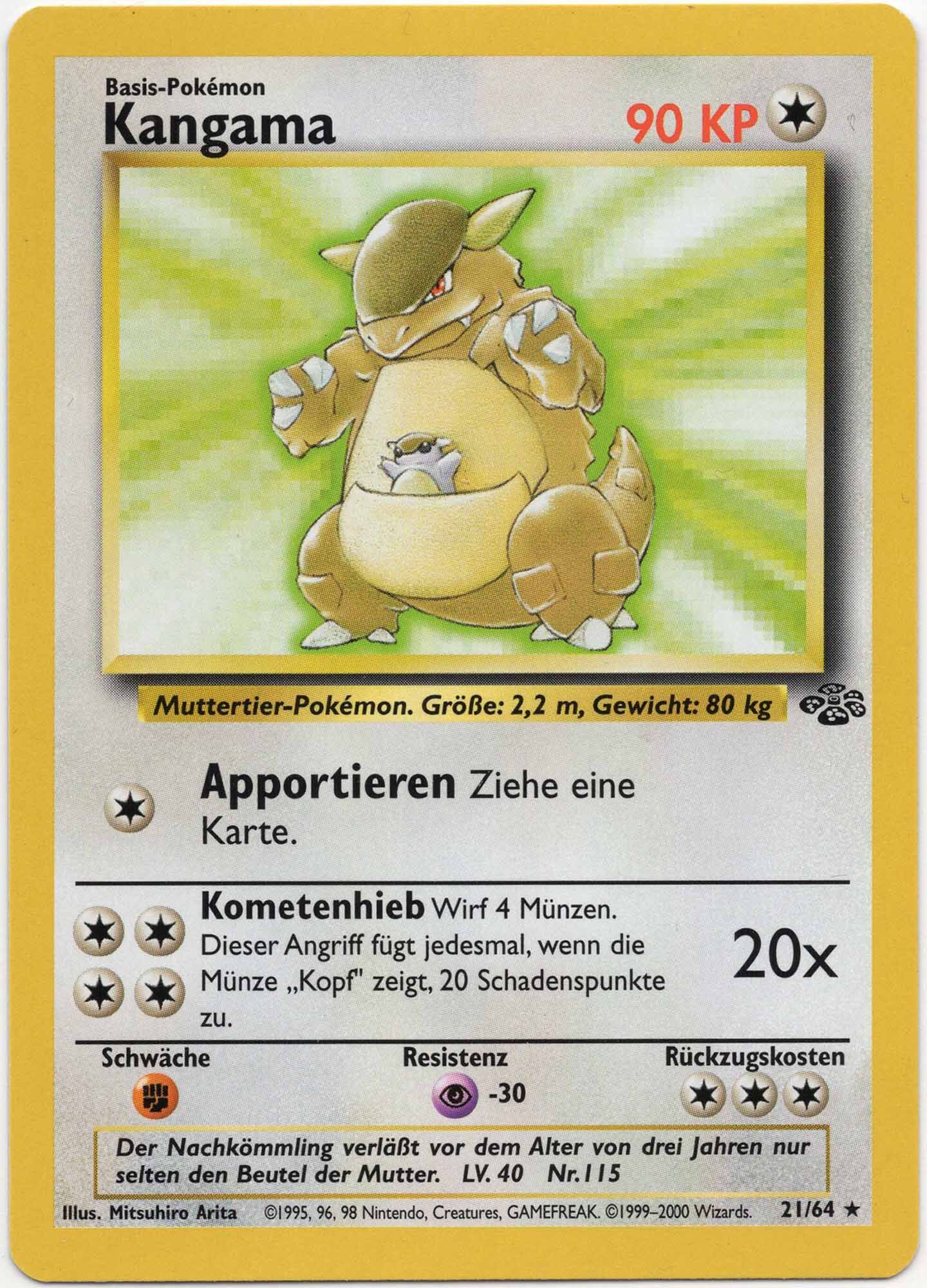 Kangama - 21/64 - Pokémon TCG