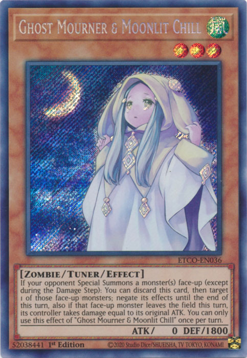 Geistertrauernde und Mondeskälte - ETCO-DE036 - Secret Rare - 1. Auflage