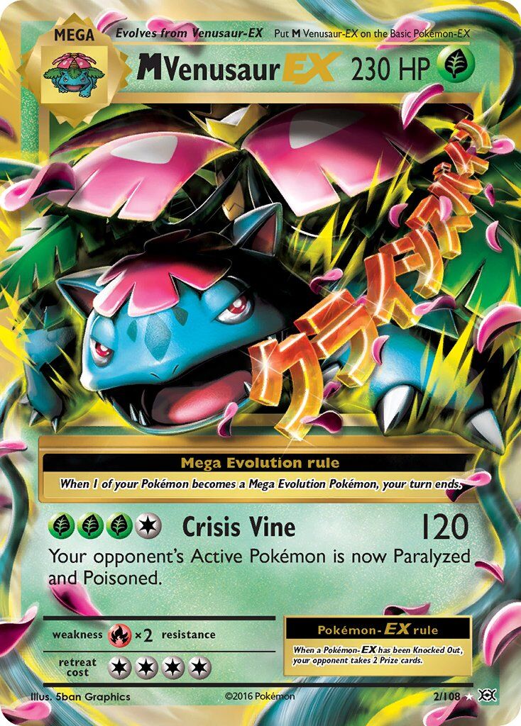M Venusaur-EX - 2/108 - EN M Venusaur-EX - 2/108 - EN