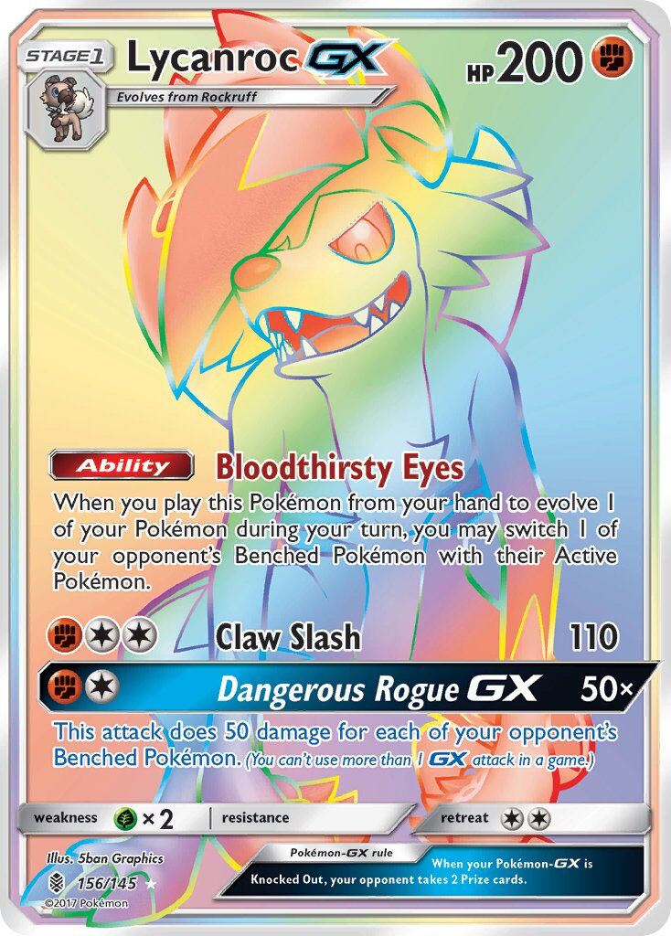 Lycanroc-GX - 156/145 - EN Lycanroc-GX - 156/145 - EN