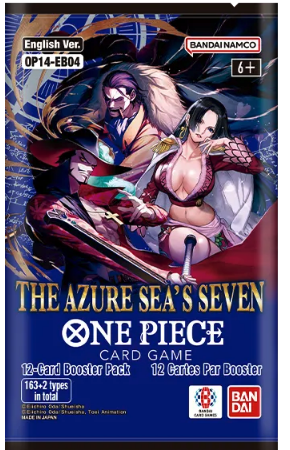The Azure Sea's Seven OP14 Booster Pack - One Piece Card Game - EN The Azure Sea's Seven OP14 Booster Pack - One Piece Card Game - EN