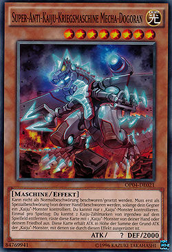 Super-Anti-Kaiju-Kriegsmaschine Mecha-Dogoran - Yu-Gi-Oh!