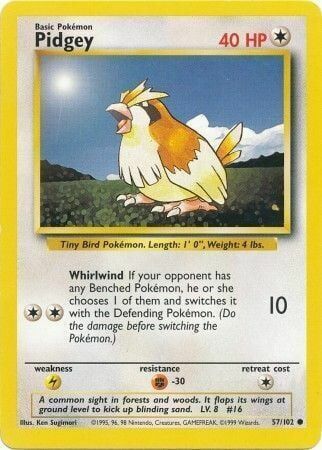 Pidgey - 57/102 - Unlimited - EN Pidgey - 57/102 - Unlimited - EN
