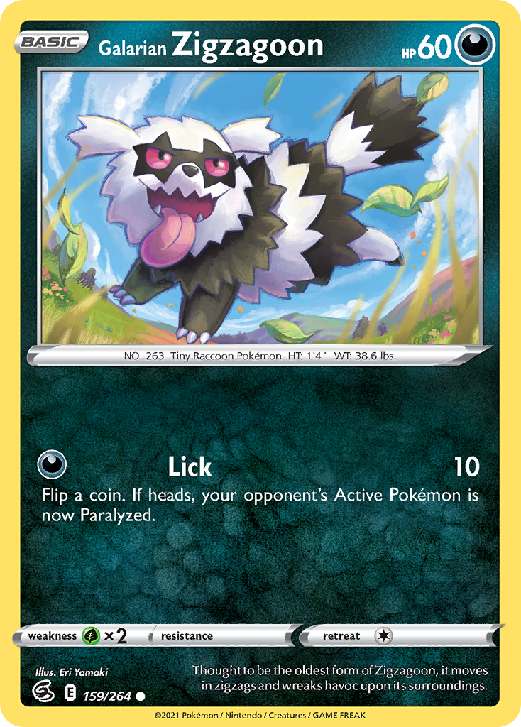 Galarian Zigzagoon - 159/264 - EN Galarian Zigzagoon - 159/264 - EN