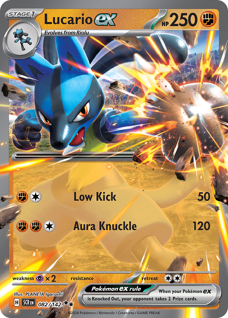 Lucario ex - 082/142 - EN Lucario ex - 082/142 - EN