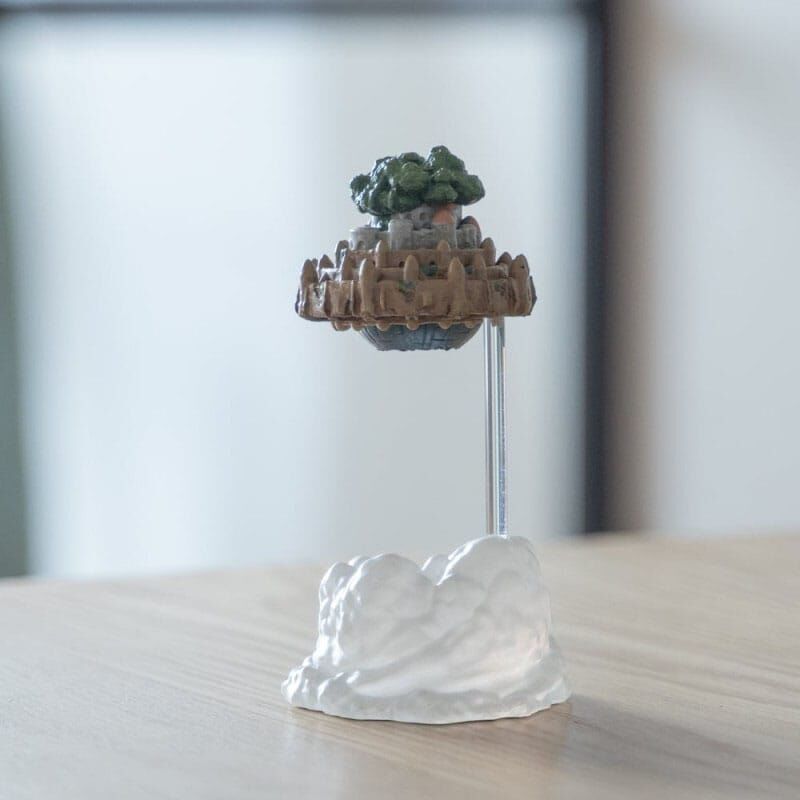 Das Schloss im Himmel Statue Magnet Flying Castle 13 cm