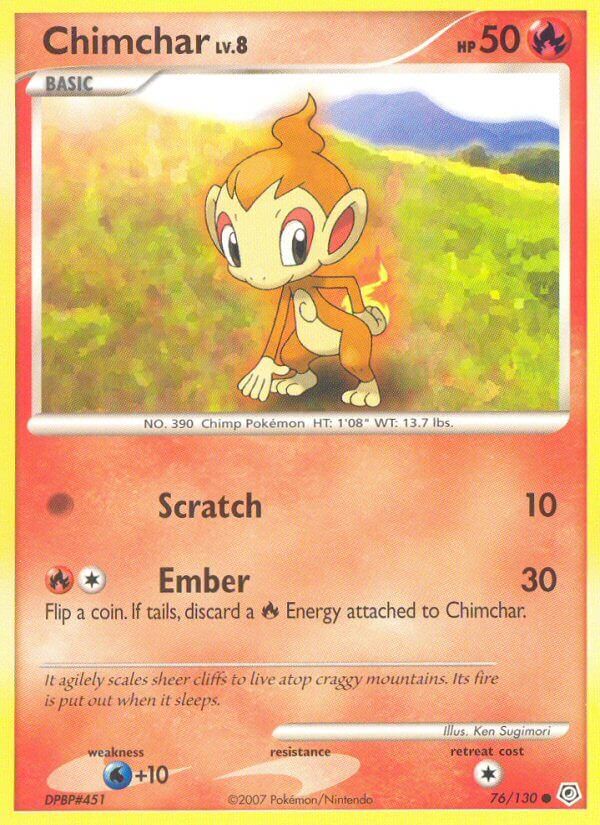 Chimchar - 76/130 - EN Chimchar - 76/130 - EN