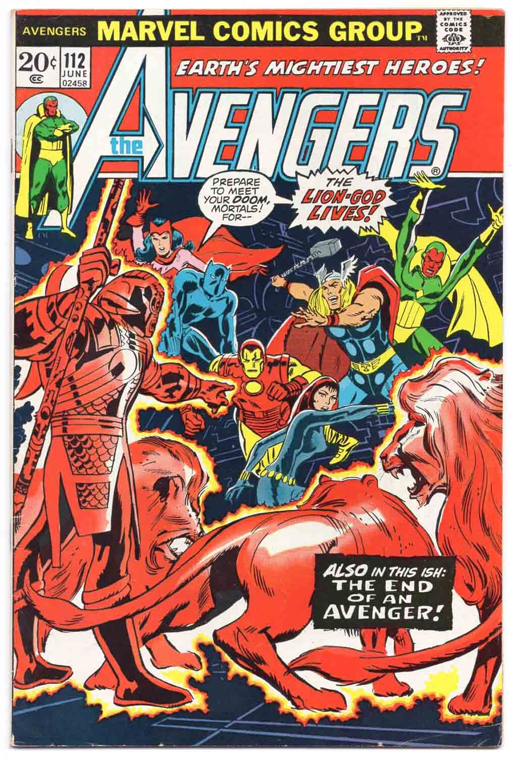 Avengers #112
