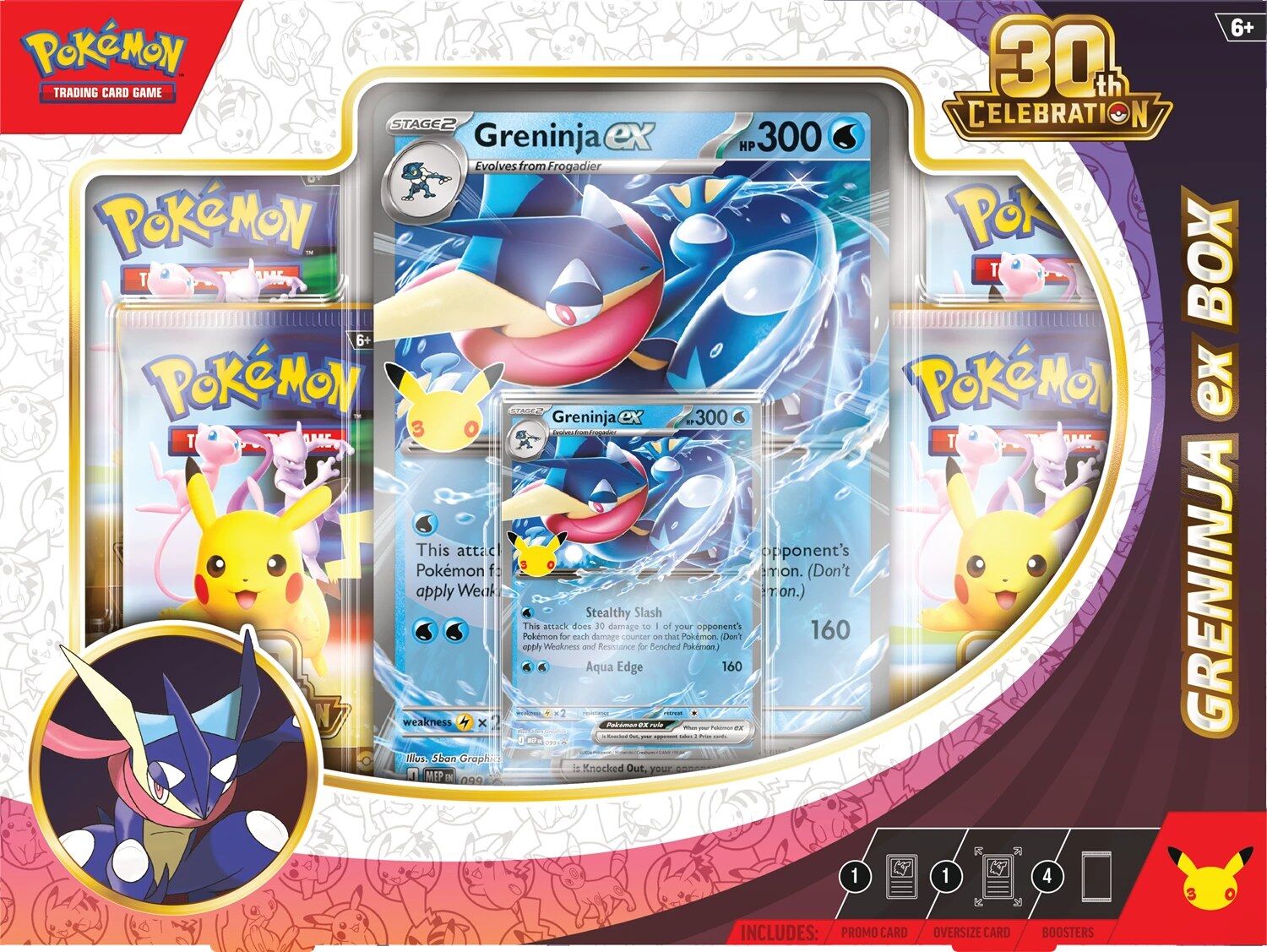 Pokémon TCG: 30th Celebration Greninja ex Box - EN