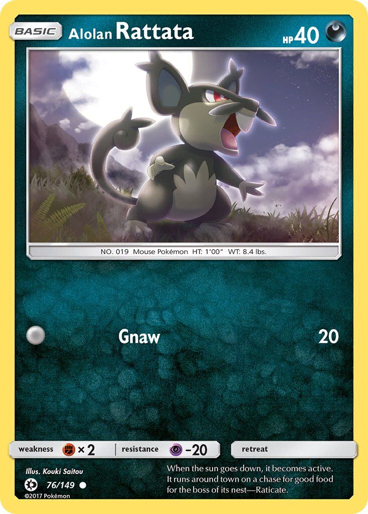 Alolan Rattata - 76/149 - EN Alolan Rattata - 76/149 - EN
