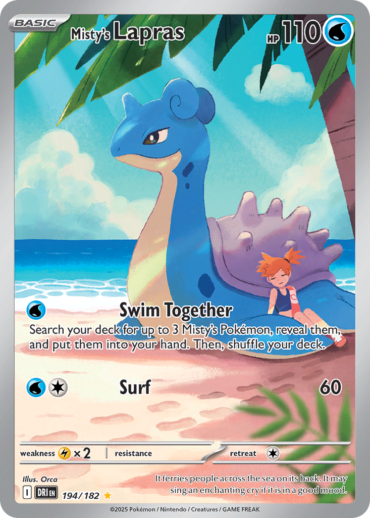 Misty’s Lapras - 194/182 - EN Misty’s Lapras - 194/182 - EN