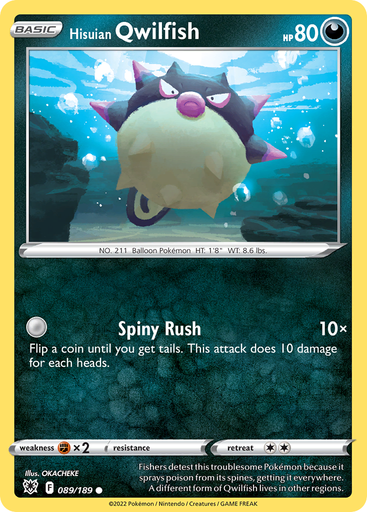 Hisuian Qwilfish - 089/189 - EN Hisuian Qwilfish - 089/189 - EN