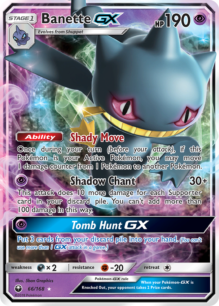 Banette-GX - 66/168 - EN Banette-GX - 66/168 - EN