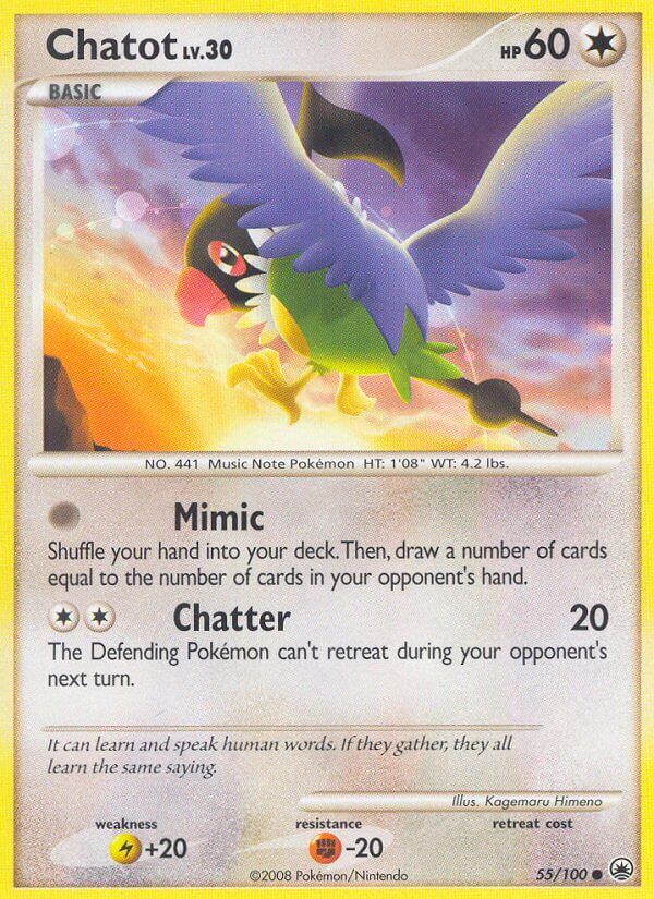 Chatot - 55/100 - EN Chatot - 55/100 - EN