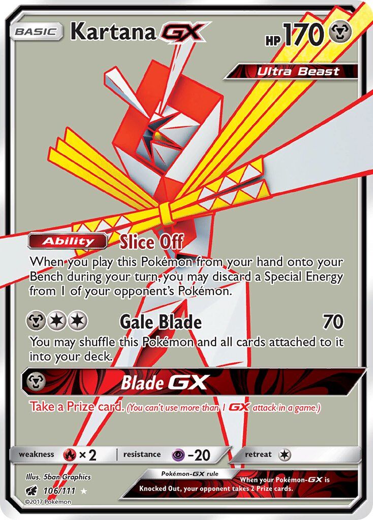Kartana-GX - 106/111 - EN
