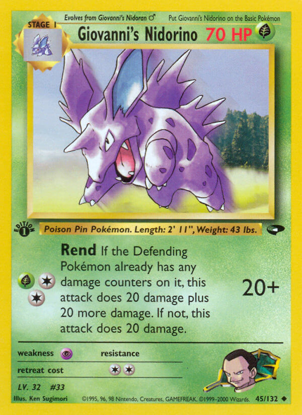Giovanni’s Nidorino - 45/132 - EN