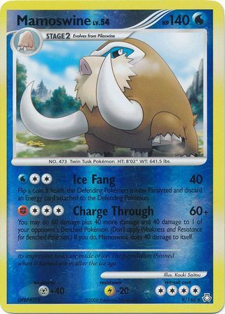 Mamoswine - 9/146 - Reverse Holo - EN