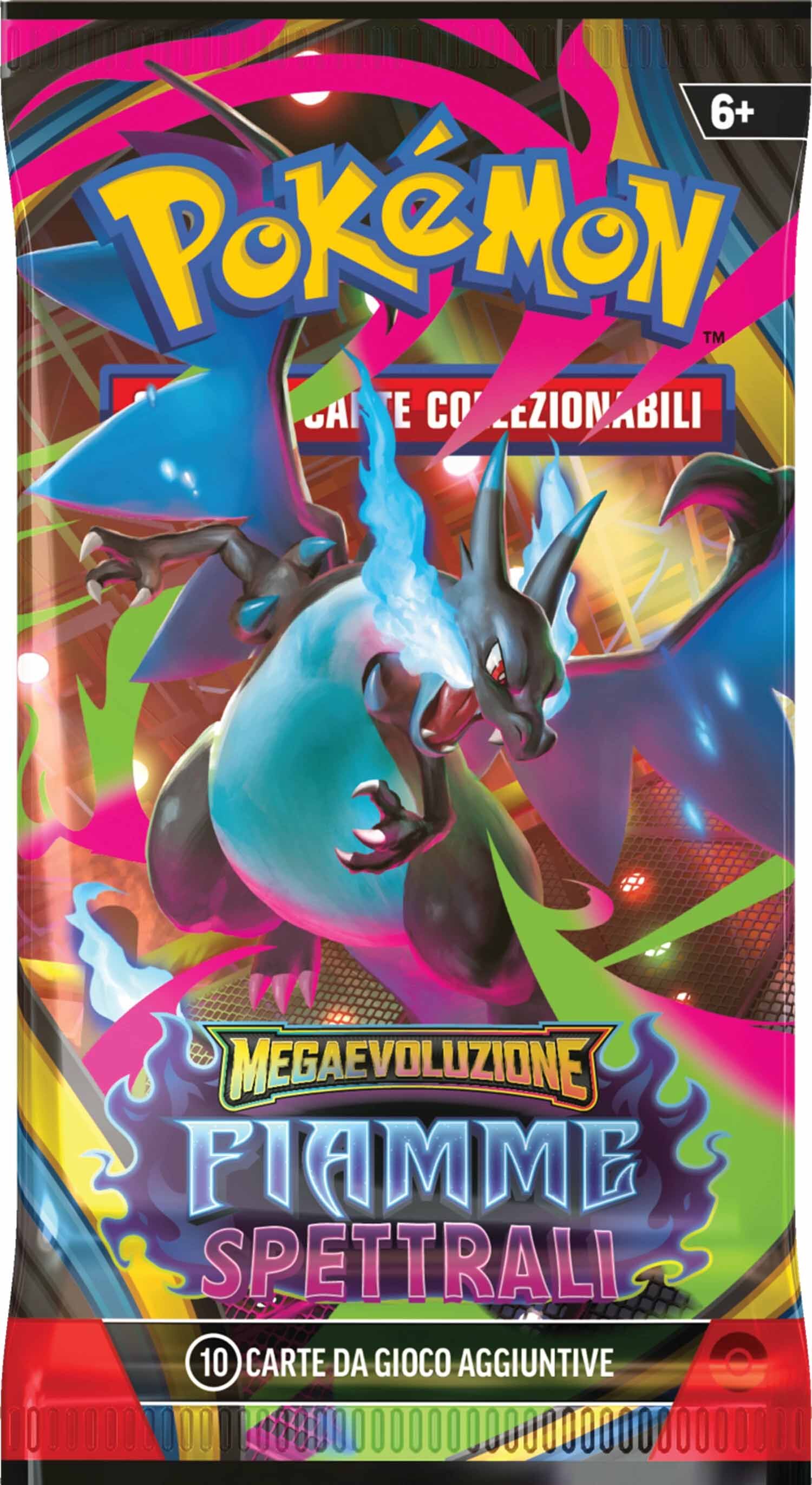 Pokémon TCG: Mega Evoluzione Flamme Spettrali Booster Pack (10 Cards) - IT Pokémon TCG: Mega Evoluzione Flamme Spettrali Booster Pack (10 Cards) - IT