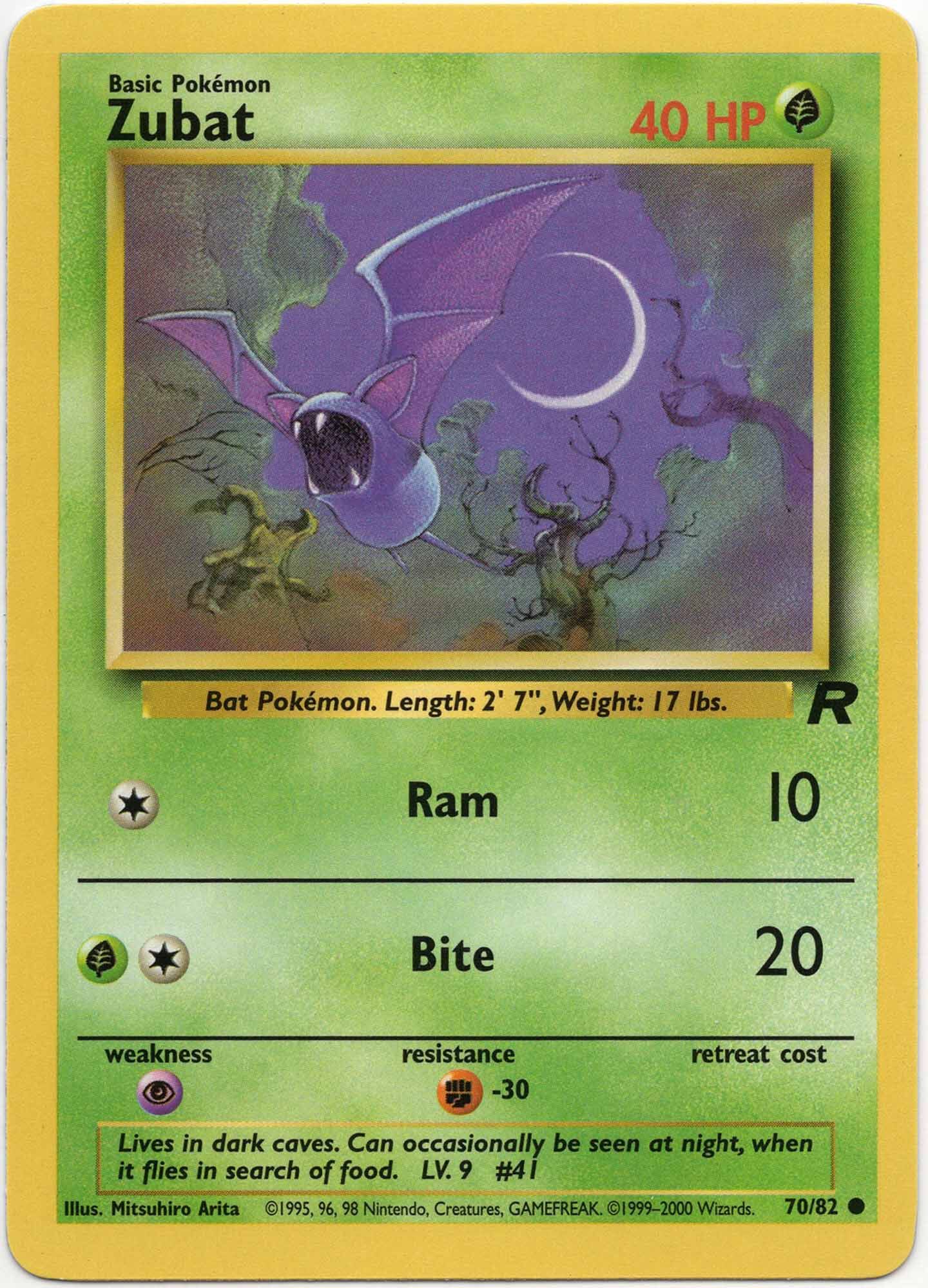 Zubat - 70/82 - Pokémon TCG