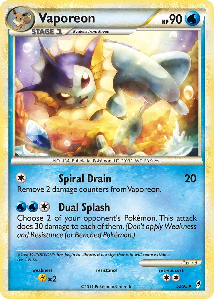Vaporeon - 52/95 - EN Vaporeon - 52/95 - EN