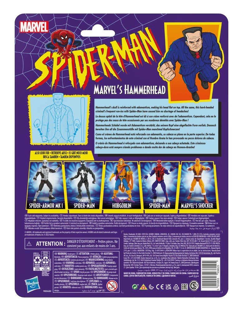 Spider-Man Marvel Legends Series Actionfigur 2022 Marvel's Hammerhead 15 cm