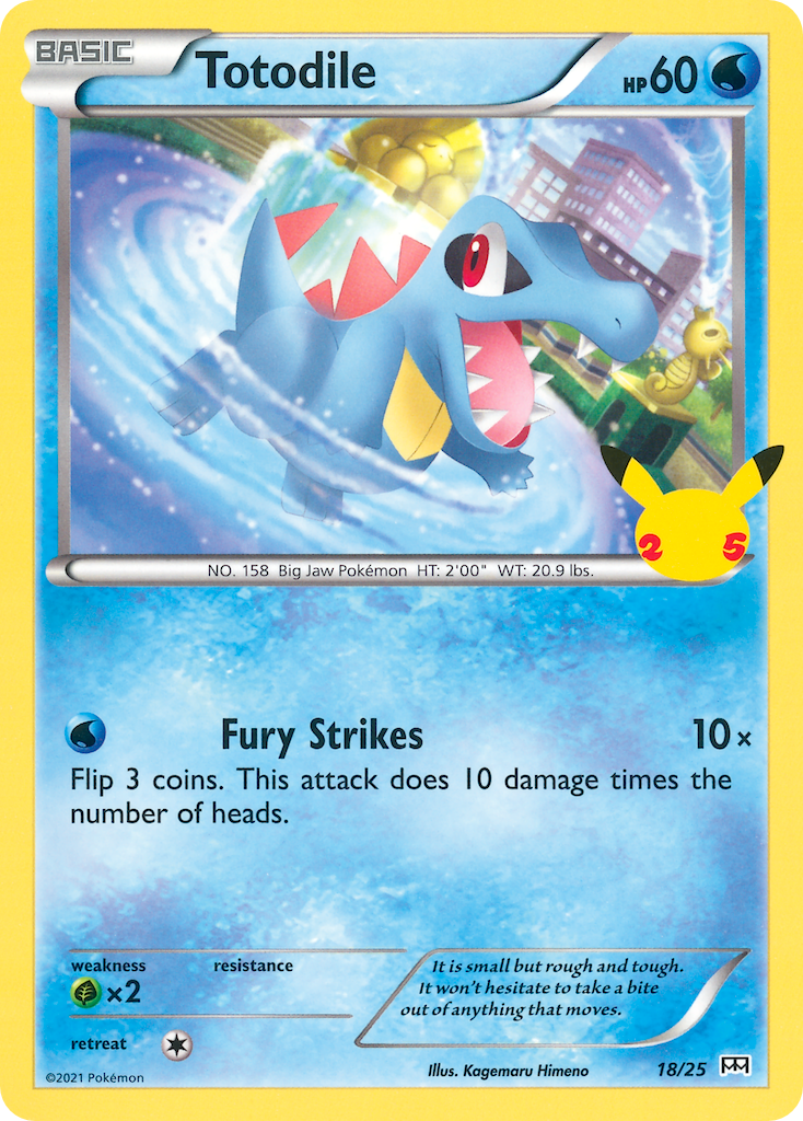 Totodile - 18/25 - EN