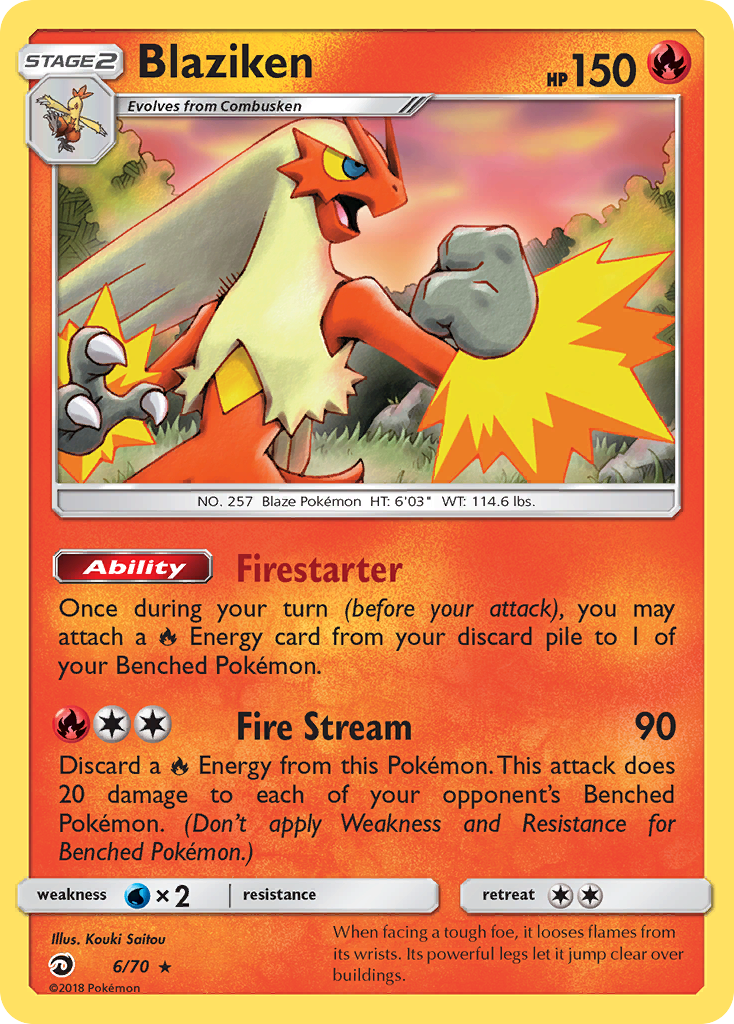Blaziken - 6/70 - EN Blaziken - 6/70 - EN