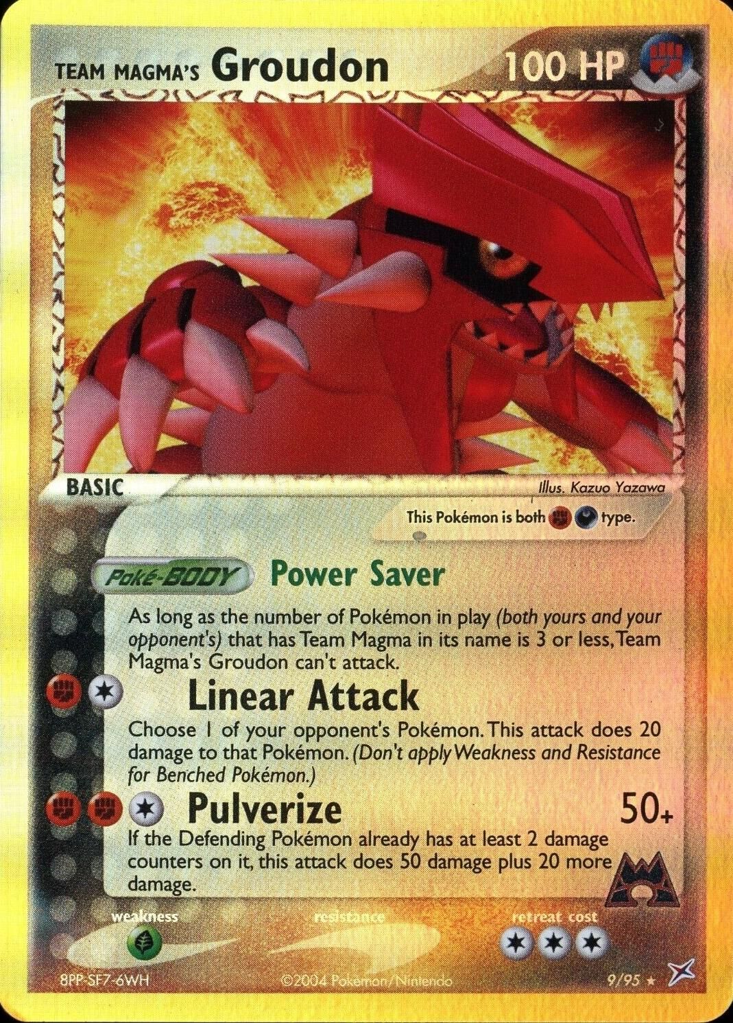 Team Magma’s Groudon - 9/97 - Reverse Holo - EN