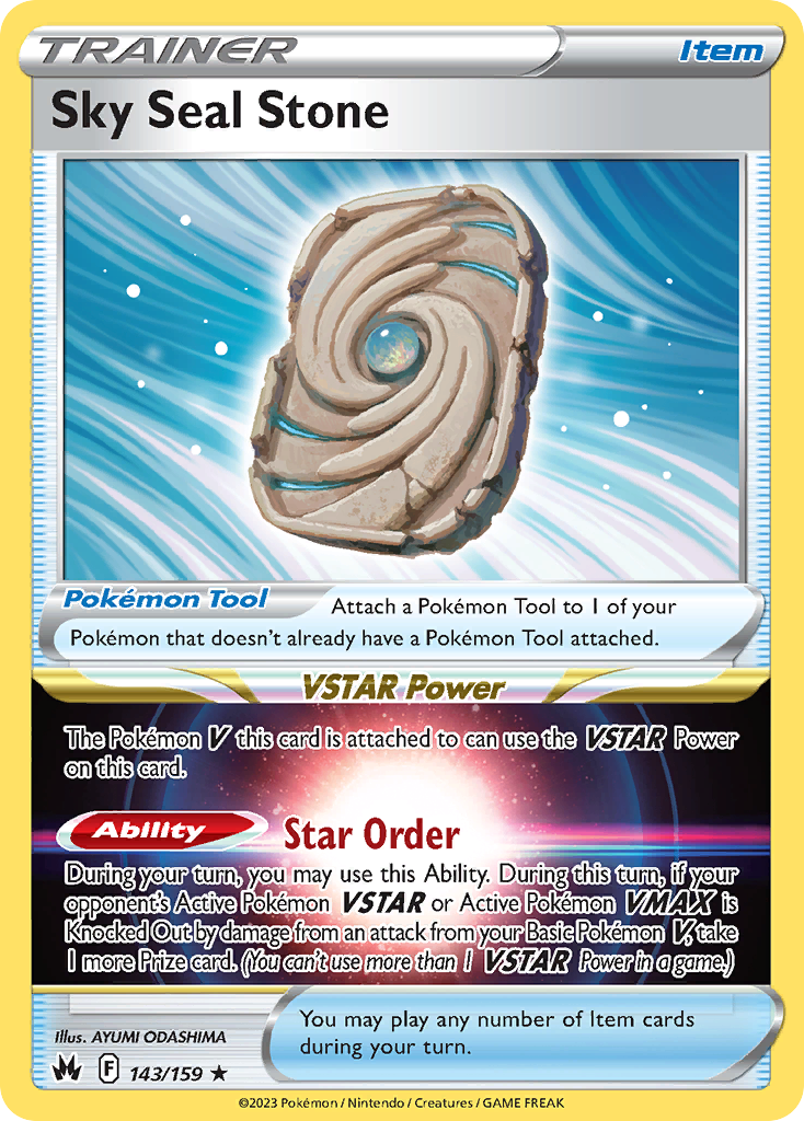 Sky Seal Stone - 143/159 - EN Sky Seal Stone - 143/159 - EN