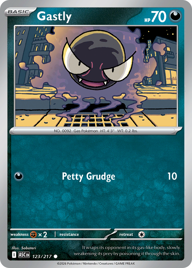 Gastly - 123/217 - EN Gastly - 123/217 - EN