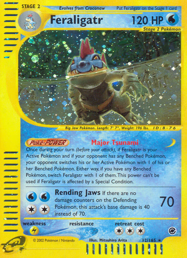 Feraligatr - 12/165 - Holo Rare - EN Feraligatr - 12/165 - Holo Rare - EN