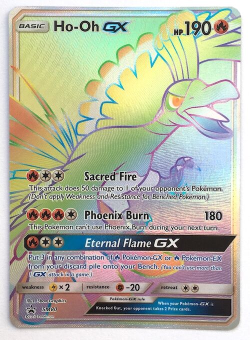 Ho-Oh GX SM80 - Pokémon XXL TCG