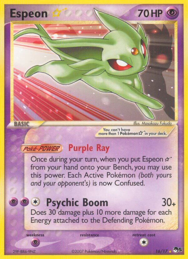 Espeon Star - 16/17 - EN Espeon Star - 16/17 - EN