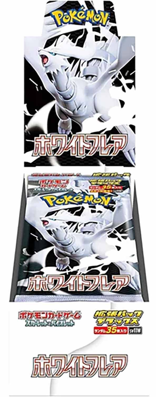 Pokémon TCG: Scarlet&Violet Expansion - White Flare (sv11w) DELUXE Booster Display (4) - JPN Pokémon TCG: Scarlet&Violet Expansion - White Flare (sv11w) DELUXE Booster Display (4) - JPN
