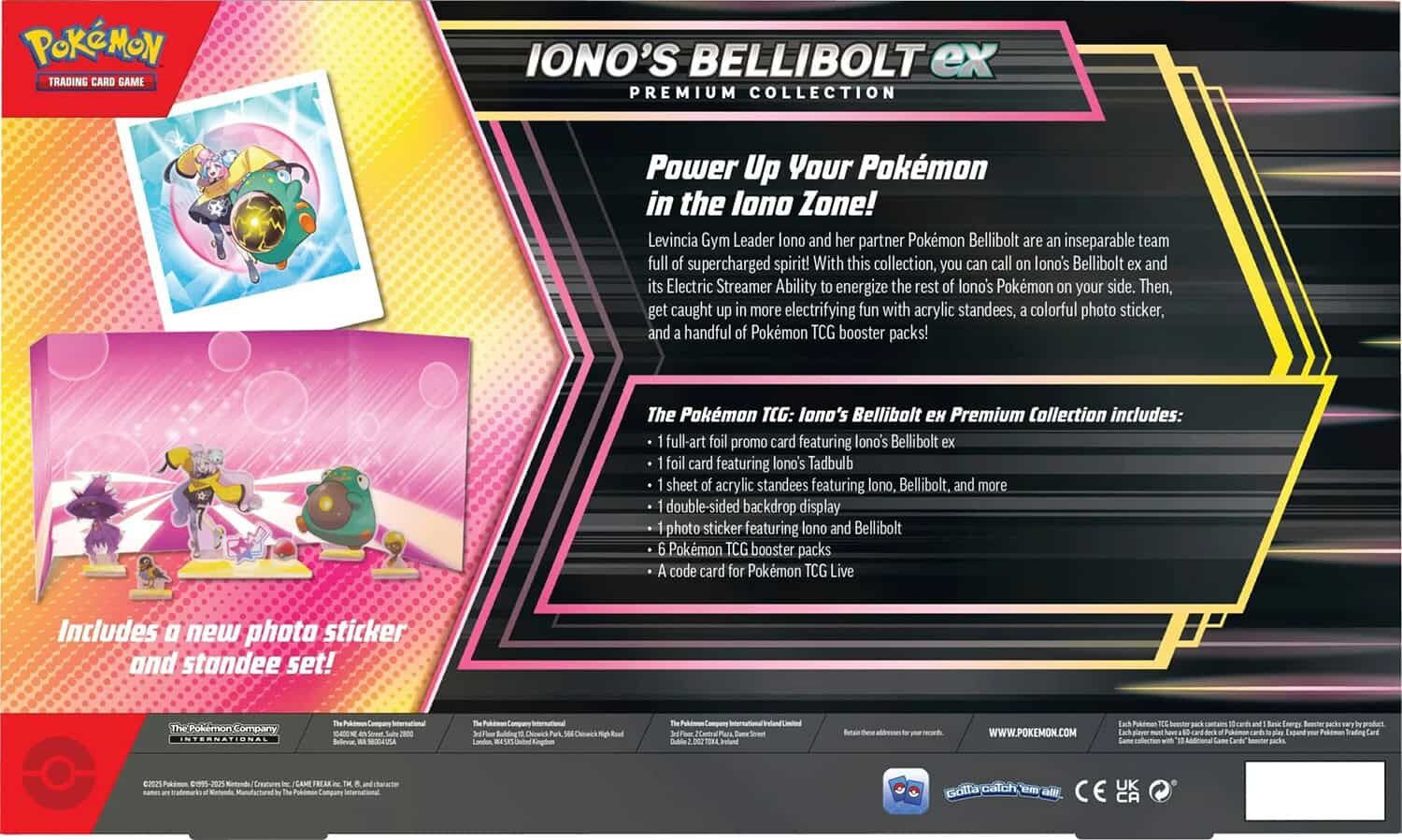 Pokémon TCG: Iono's Bellibolt ex Premium Collection - EN