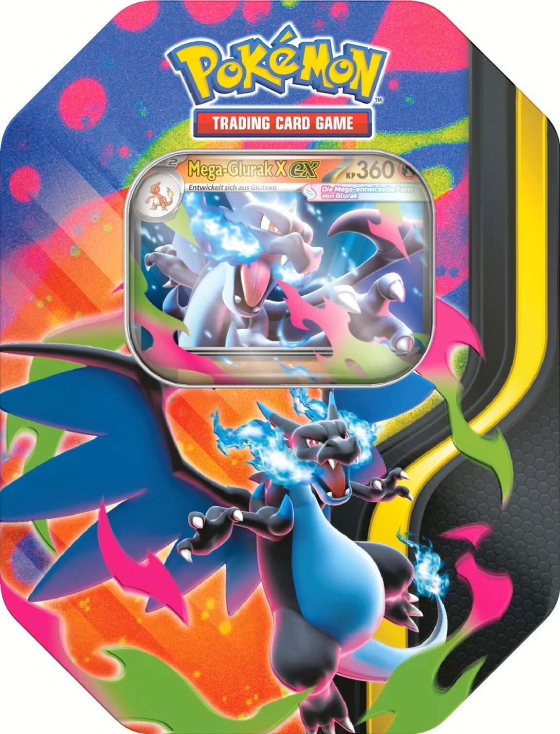 Pokémon TCG: 2026 Tin Mega-Glurak X ex - DE Pokémon TCG: 2026 Tin Mega-Glurak X ex - DE
