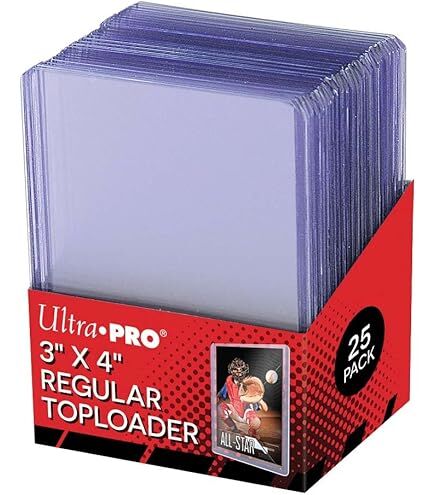Ultra PRO - Toploader 3" x 4" Clear Regular (25 pro pack)