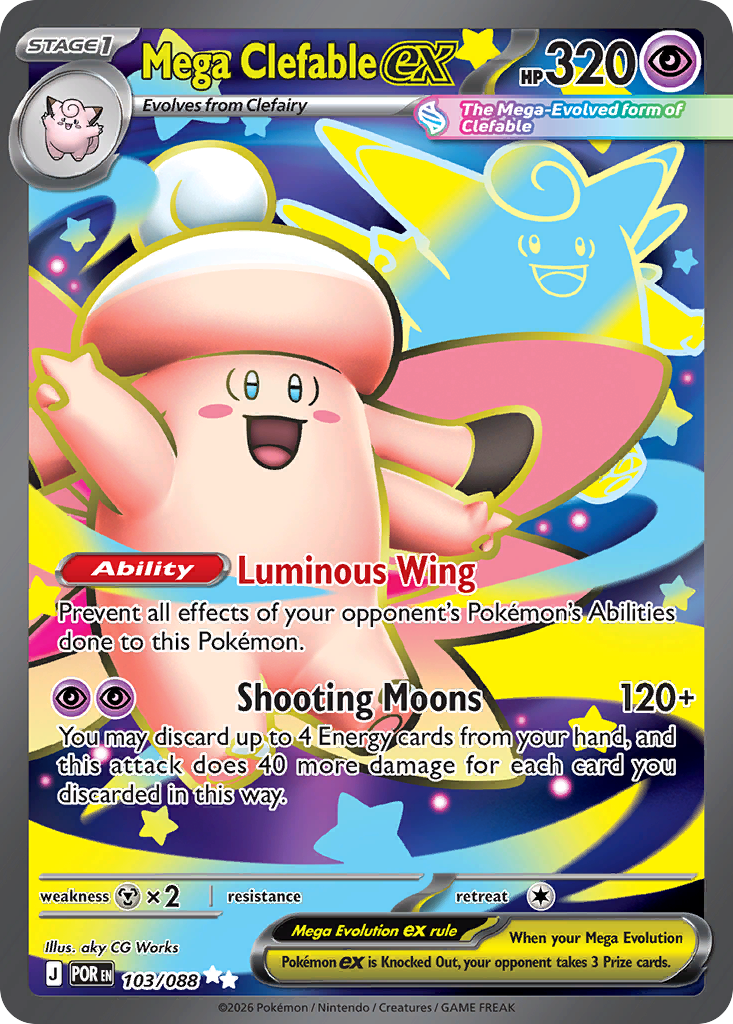 Mega Clefable ex - 103/088 - EN