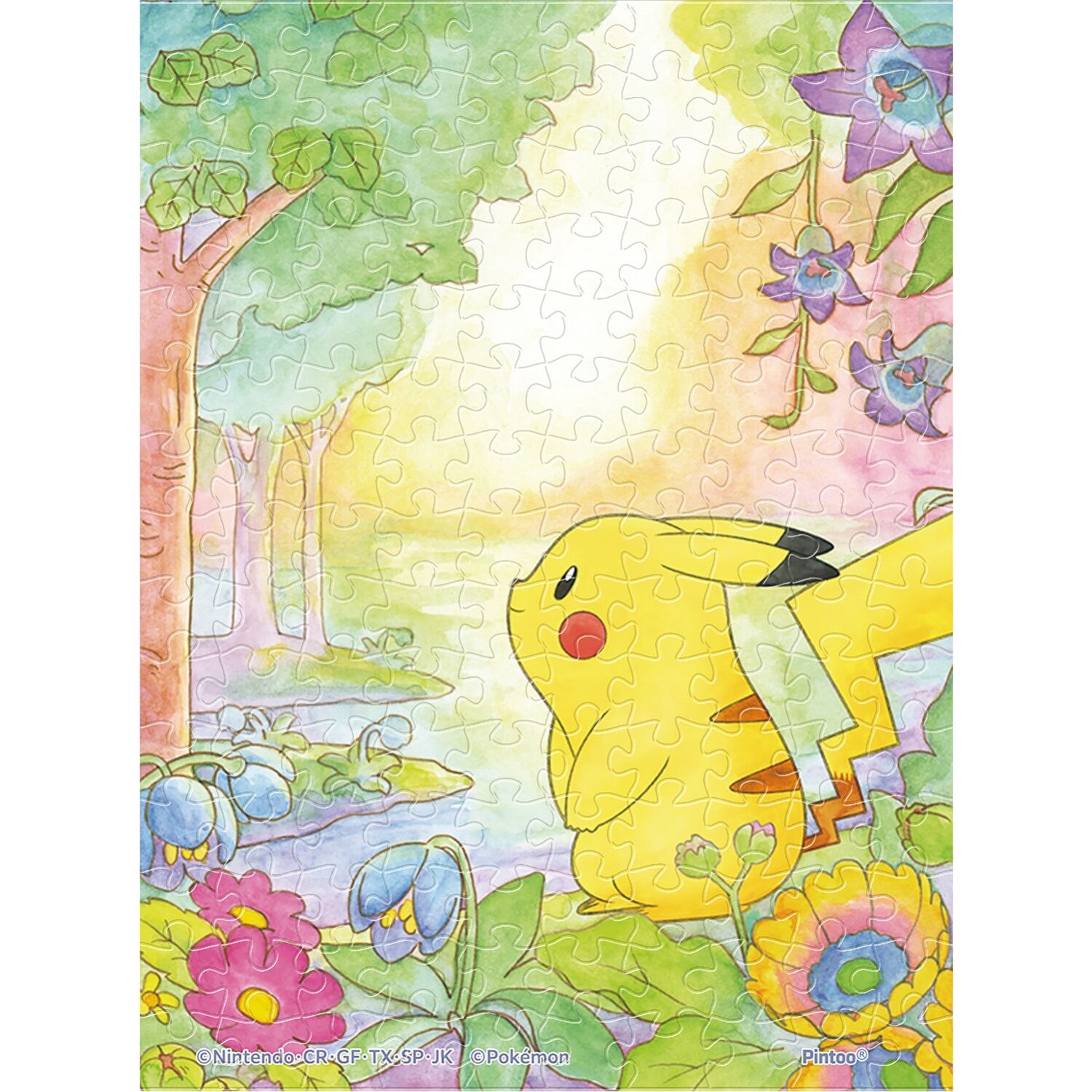 Puzzle MA-116 Pikachu and Flowers (150 pcs)