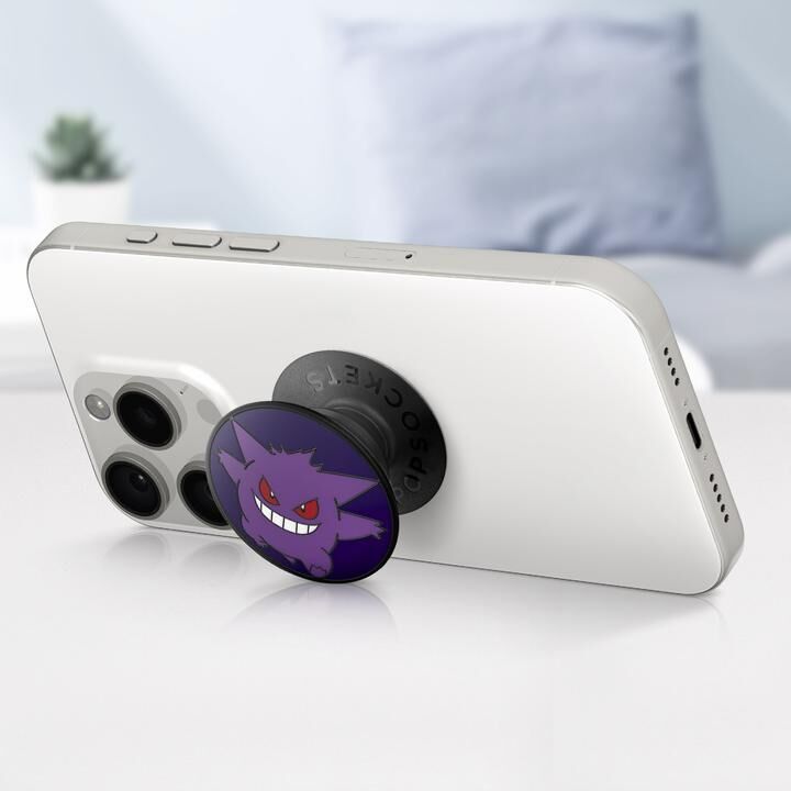 PopSockets PopGrip Gengar Glow in the Dark Phone Grip & Stand with Swappable Top