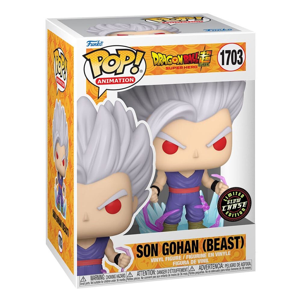 Dragon Ball Super: Super Hero POP! Animation Viny Figure Gohan 9 cm - Glow Chase