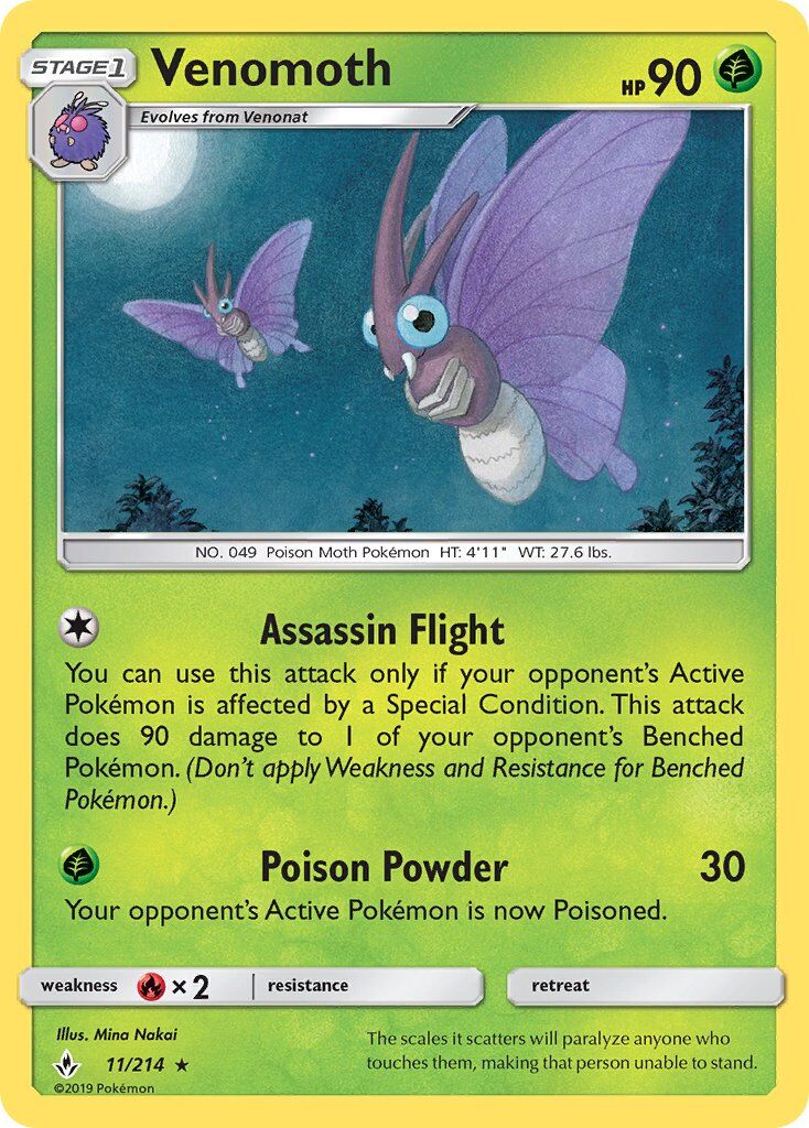 Venomoth - 11/214 - EN Venomoth - 11/214 - EN