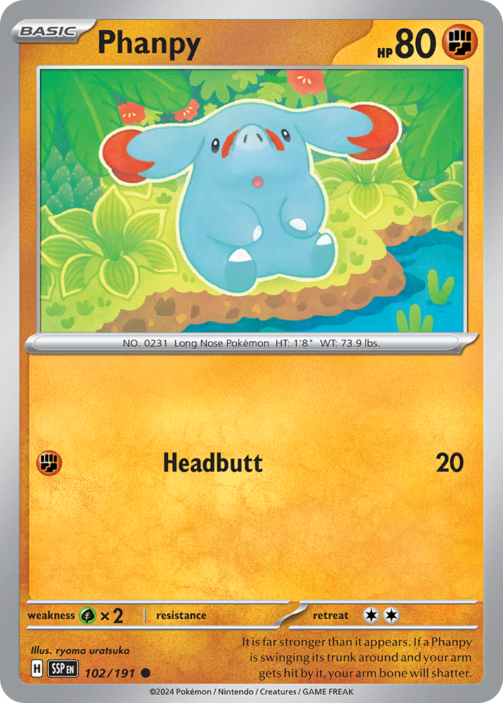 Phanpy - 102/191 - EN Phanpy - 102/191 - EN