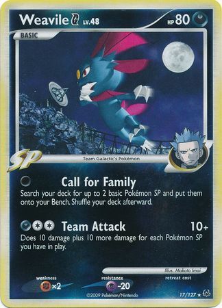 Weavile G - 17/127 - Reverse Holo - EN