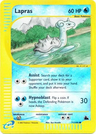 Lapras - 71/144 - Reverse Holo - EN