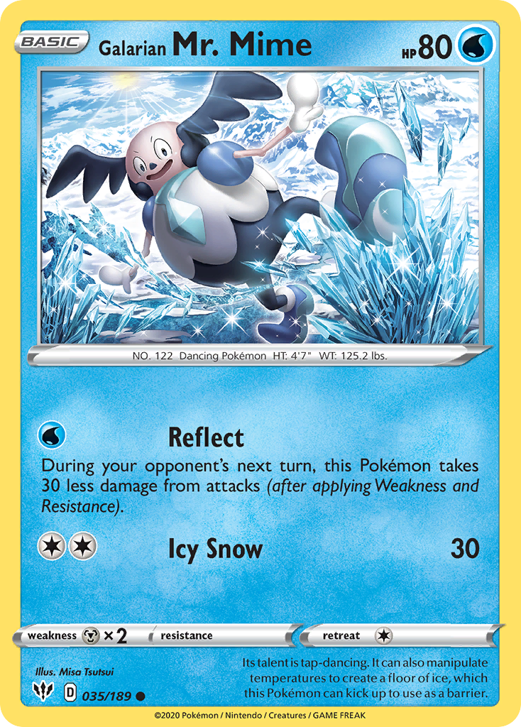 Galarian Mr. Mime - 035/189 - EN Galarian Mr. Mime - 035/189 - EN