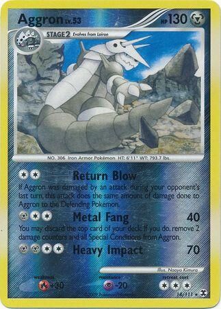 Aggron - 14/111 - Reverse Holo - EN Aggron - 14/111 - Reverse Holo - EN